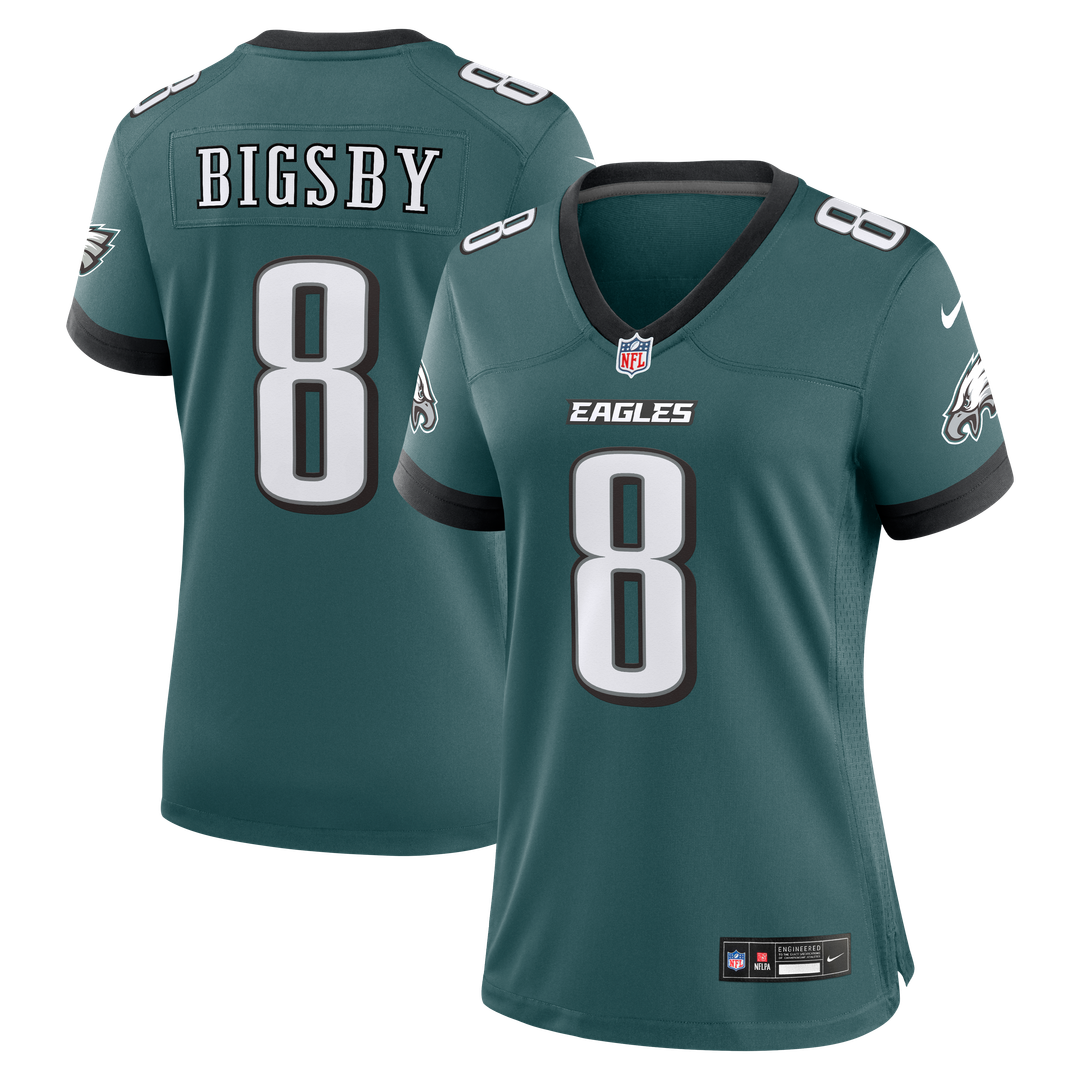 Tank Bigsby Philadelphia Eagles Nike Women's Team Game Official Jersey -  Midnight Green