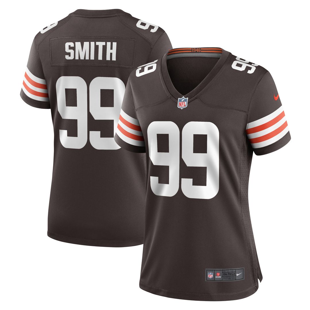Za'Darius Smith Cleveland Browns Nike Women's Team Game Official Jersey -  Brown
