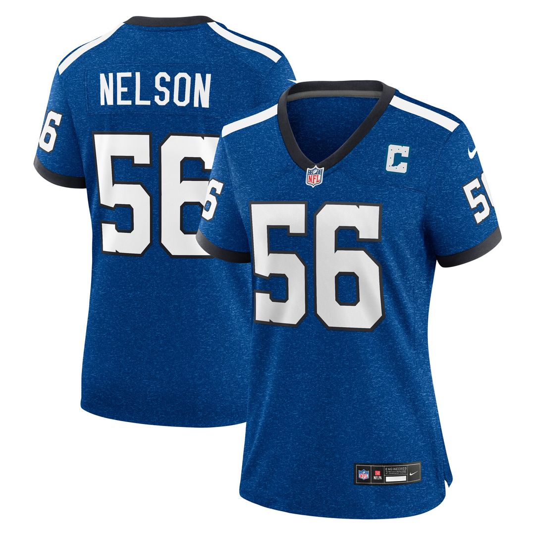 Quenton Nelson Indianapolis Colts Nike Women's Indiana Nights Alternate Game Official Jersey - Royal