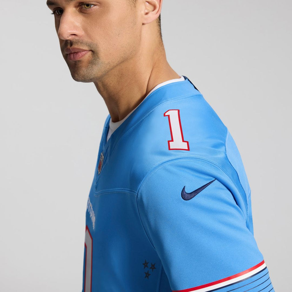 Cameron Ward Tennessee Titans Nike Vapor F.U.S.E. Stitched Limited Official Jersey - White