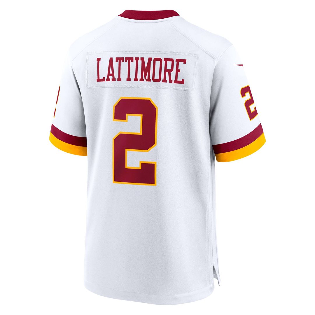 Marshon Lattimore Washington Commanders Nike Game Super Bowl Era Official Jersey - White