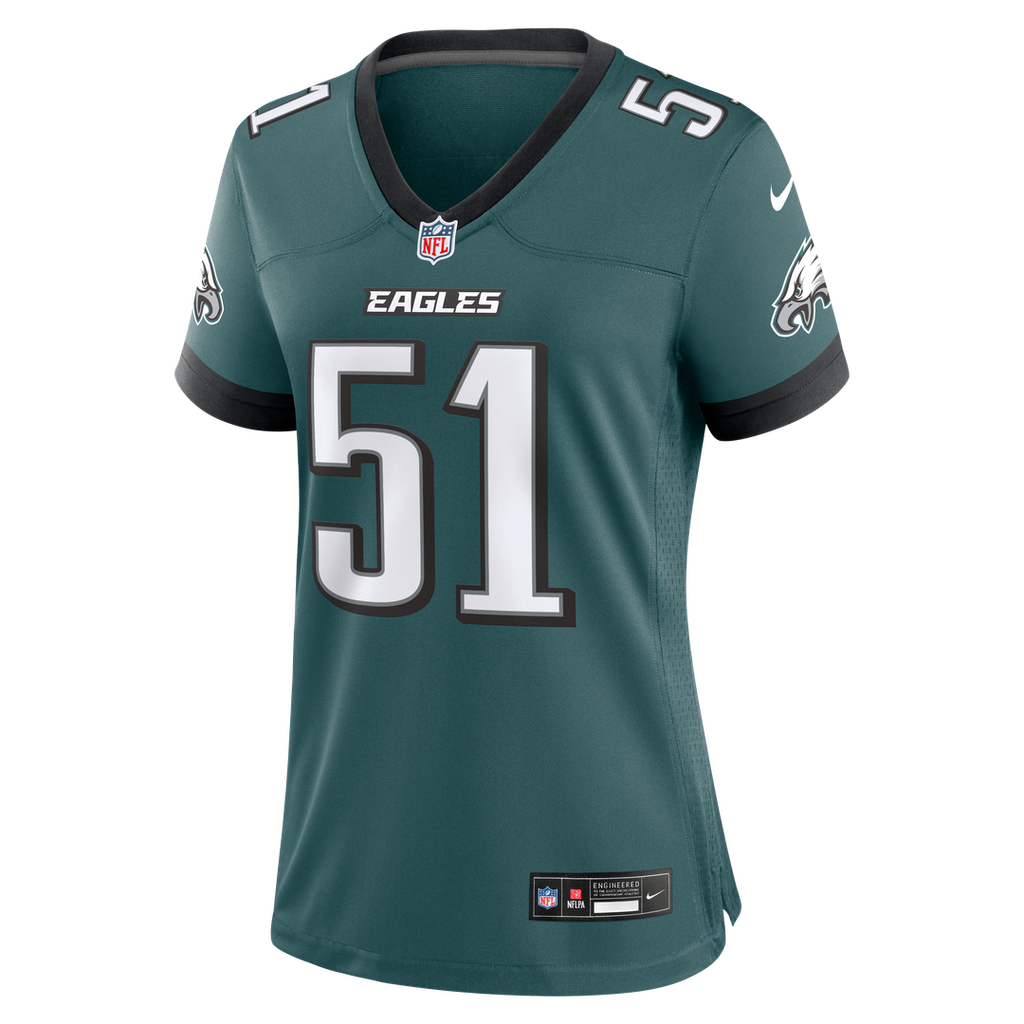 Cam Jurgens Philadelphia Eagles Nike Women's Team Game Official Jersey -  Midnight Green