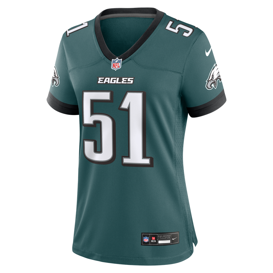 Cam Jurgens Philadelphia Eagles Nike Women's Team Game Official Jersey -  Midnight Green