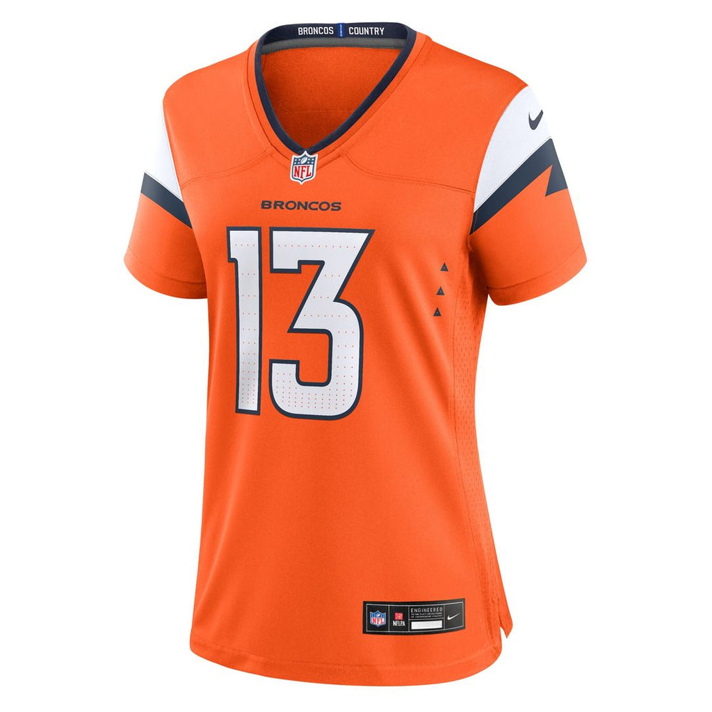 Pat Bryant Denver Broncos Nike Women's Team Game Jersey - Orange