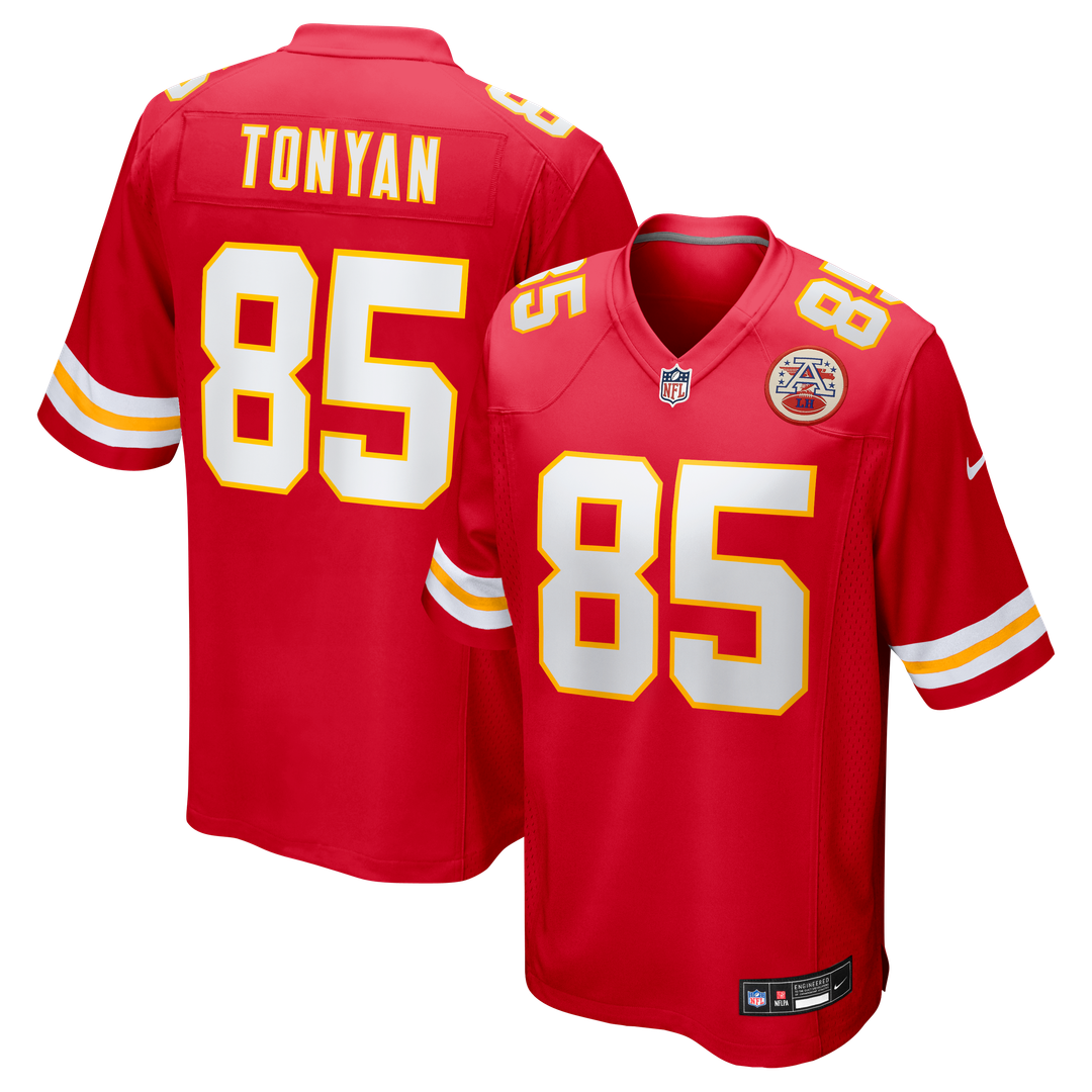 Robert Tonyan Kansas City Chiefs Nike Team Game Official Jersey -  Red