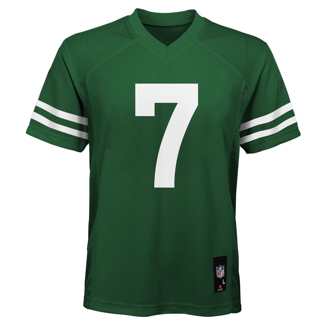 Justin Fields New York Jets Nike Youth Replica Player Official Jersey - Legacy Green
