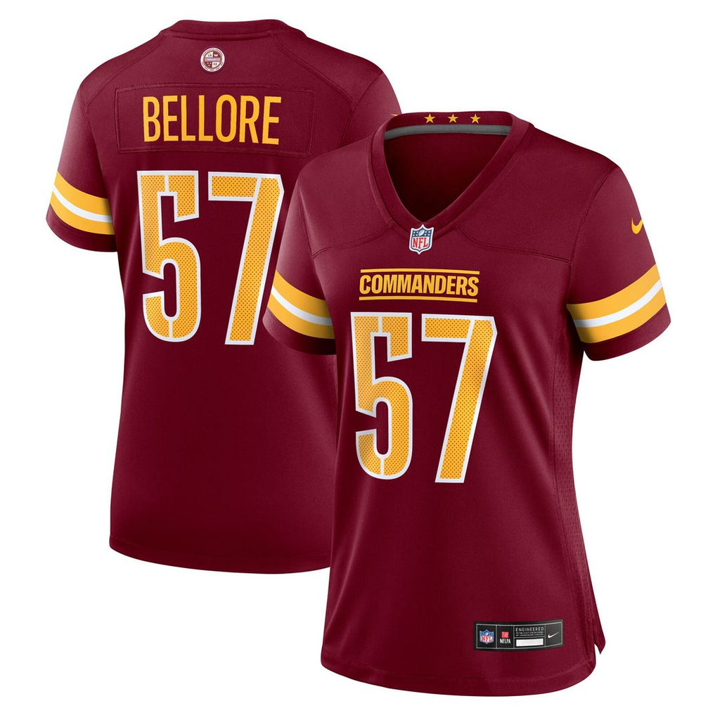 Nick Bellore Washington Commanders Nike Women's Team Game Official Jersey -  Burgundy