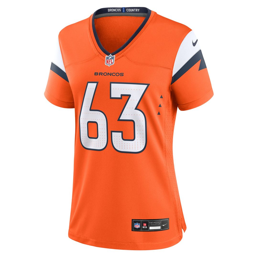 Alex Palczewski Denver Broncos Nike Women's Team Game Jersey - Orange