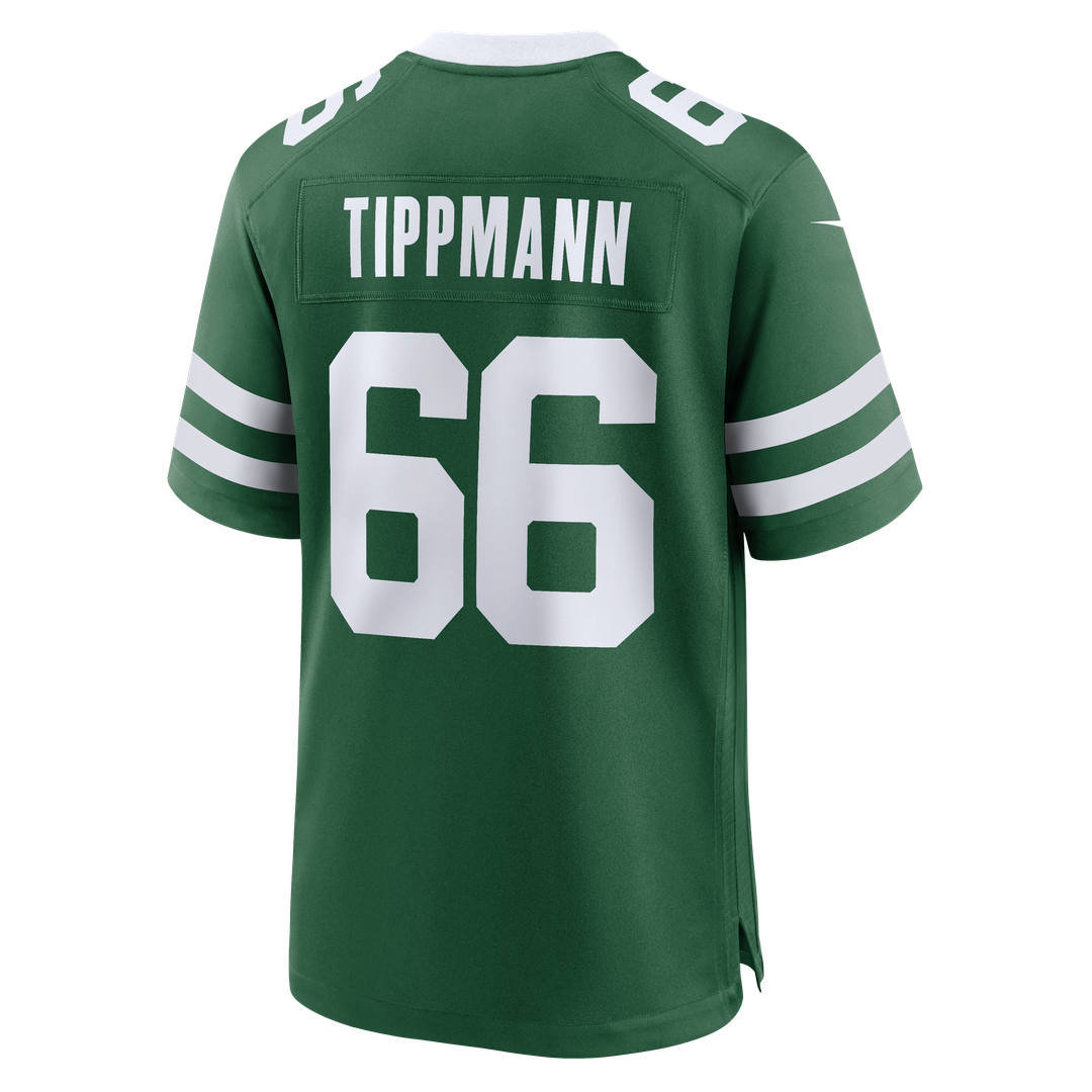 Joe Tippmann New York Jets Nike Team Game Official Jersey - Legacy Green