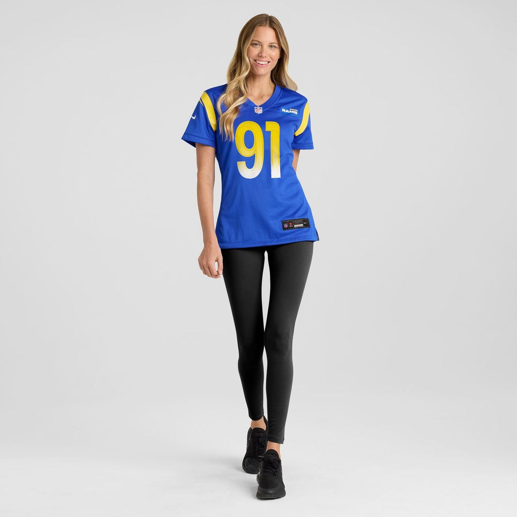 Kobie Turner Los Angeles Rams Nike Women's Home Game Official Jersey - Royal