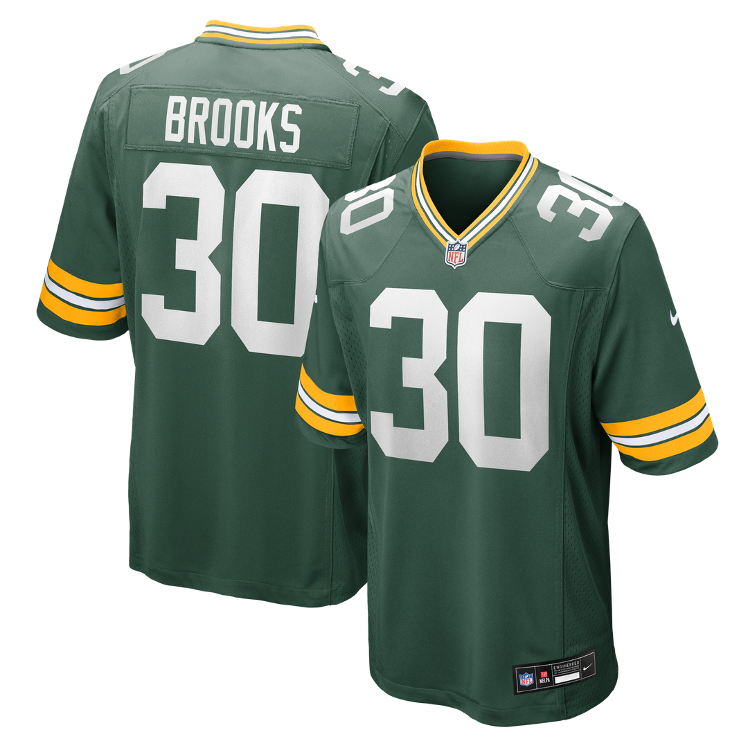 Chris Brooks Green Bay Packers Nike Team Game Official Jersey -  Green