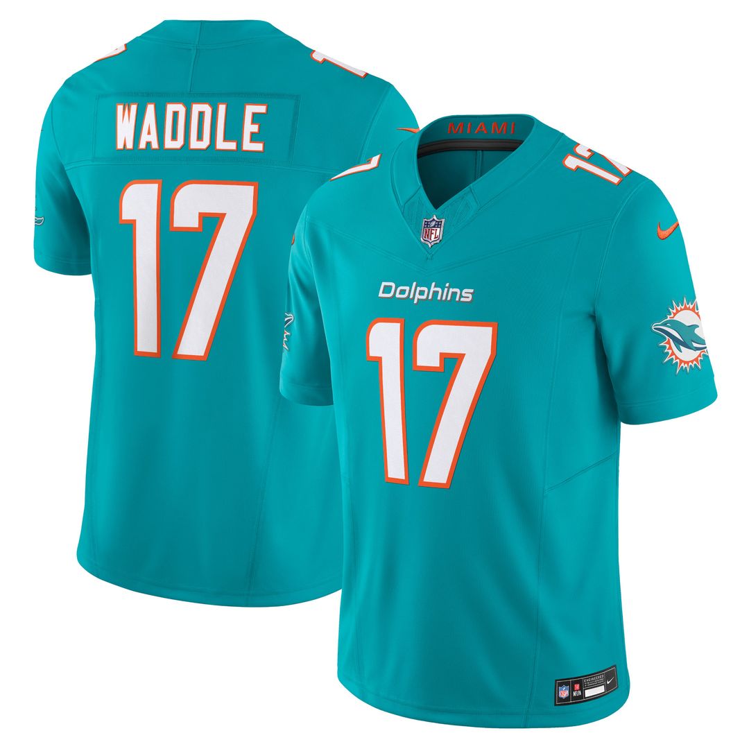 Jaylen Waddle Miami Dolphins Nike Vapor F.U.S.E. Limited Official Jersey - White