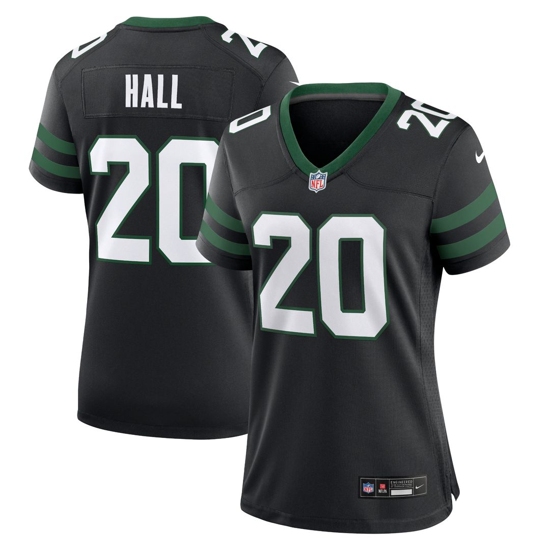 Breece Hall New York Jets Nike Women's Alternate Game Official Jersey - Legacy Black