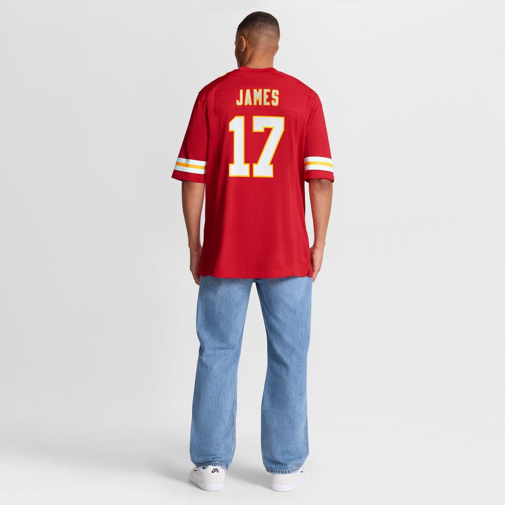 Richie James Kansas City Chiefs Nike Game Official Jersey - Red