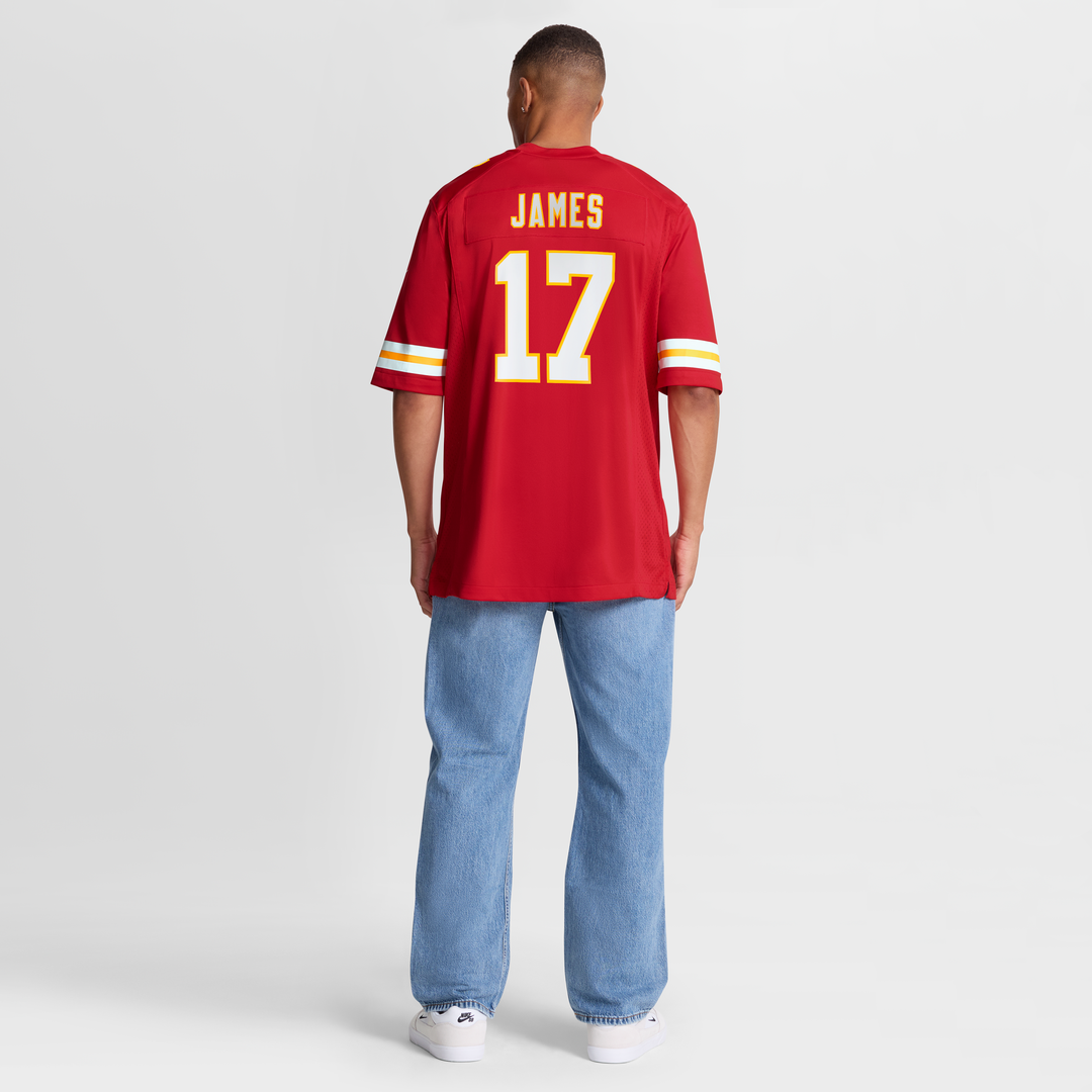Richie James Kansas City Chiefs Nike Game Official Jersey - Red