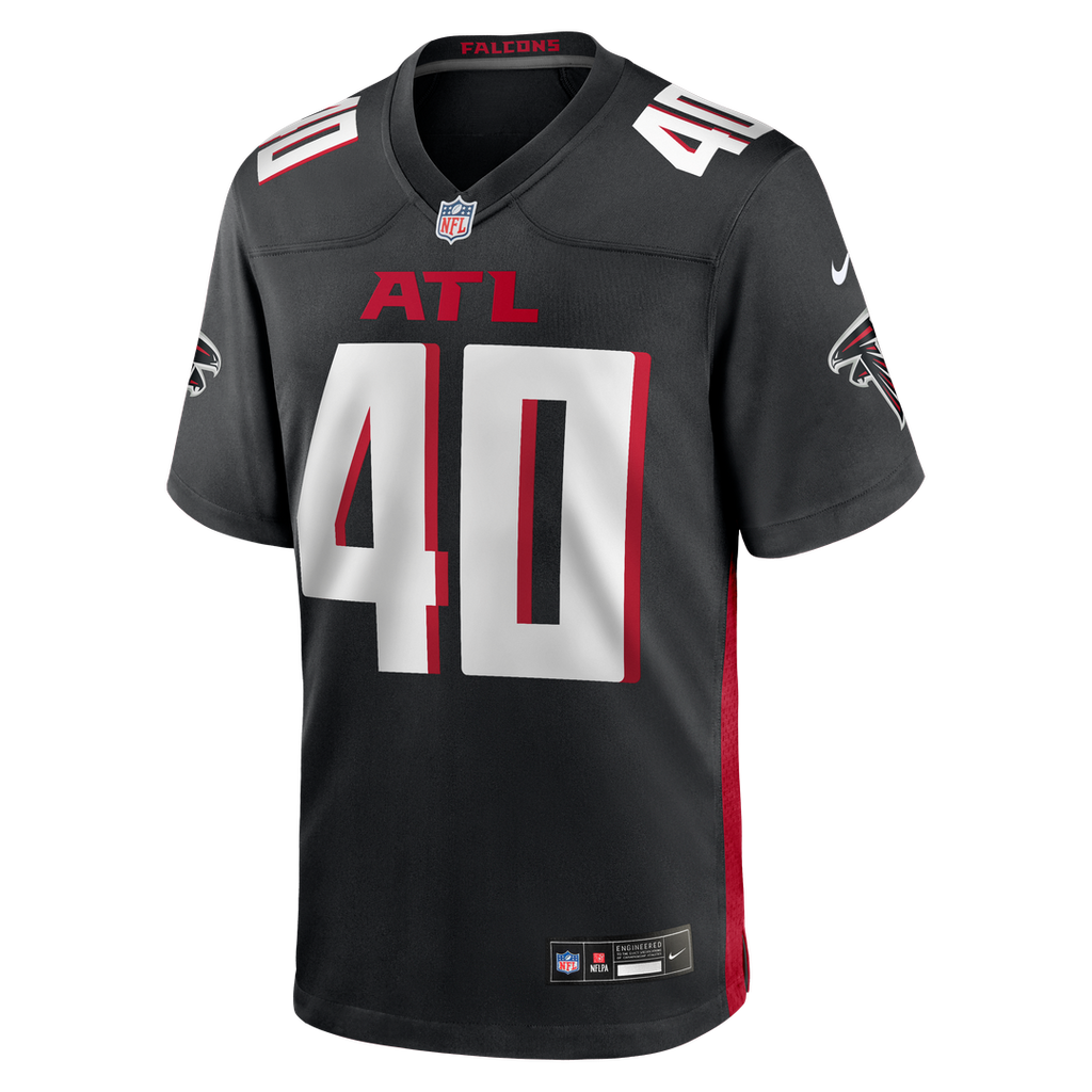 JD Bertrand Atlanta Falcons Nike Team Game Jersey - Black