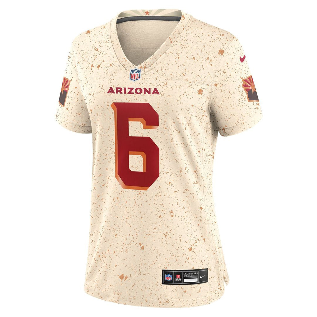 James Conner Arizona Cardinals Nike Women's 2025 Rivalries Collection Game Official Jersey - Natural