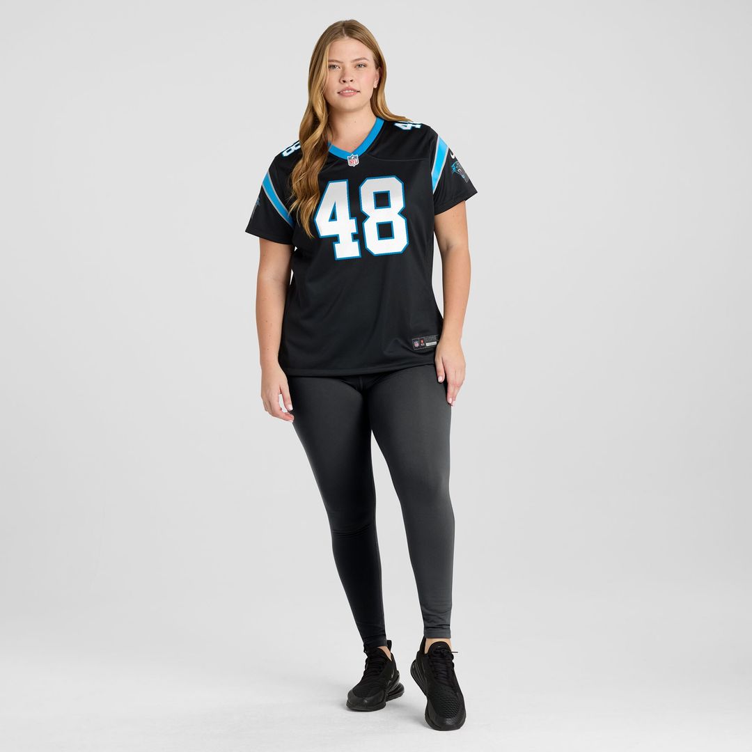 Thomas Incoom Carolina Panthers Nike Women's Team Game Official Jersey -  Black