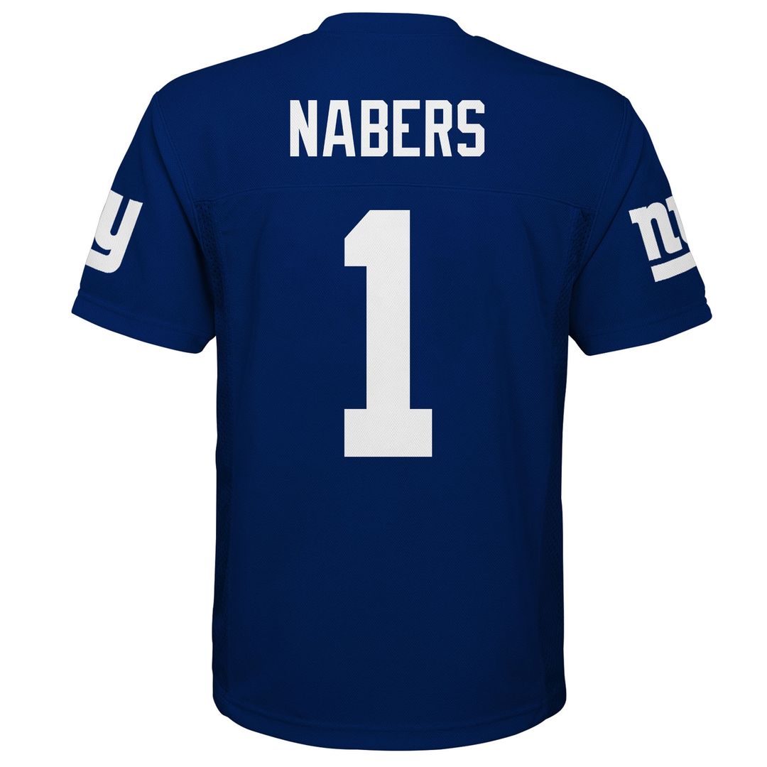 Malik Nabers New York Giants Outerstuff Preschool Replica Player Official Jersey - Royal