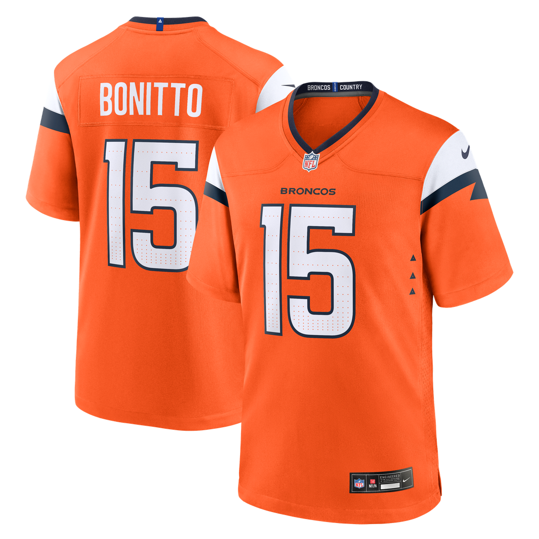 Nik Bonitto Denver Broncos Nike Alternate Game Jersey - Navy