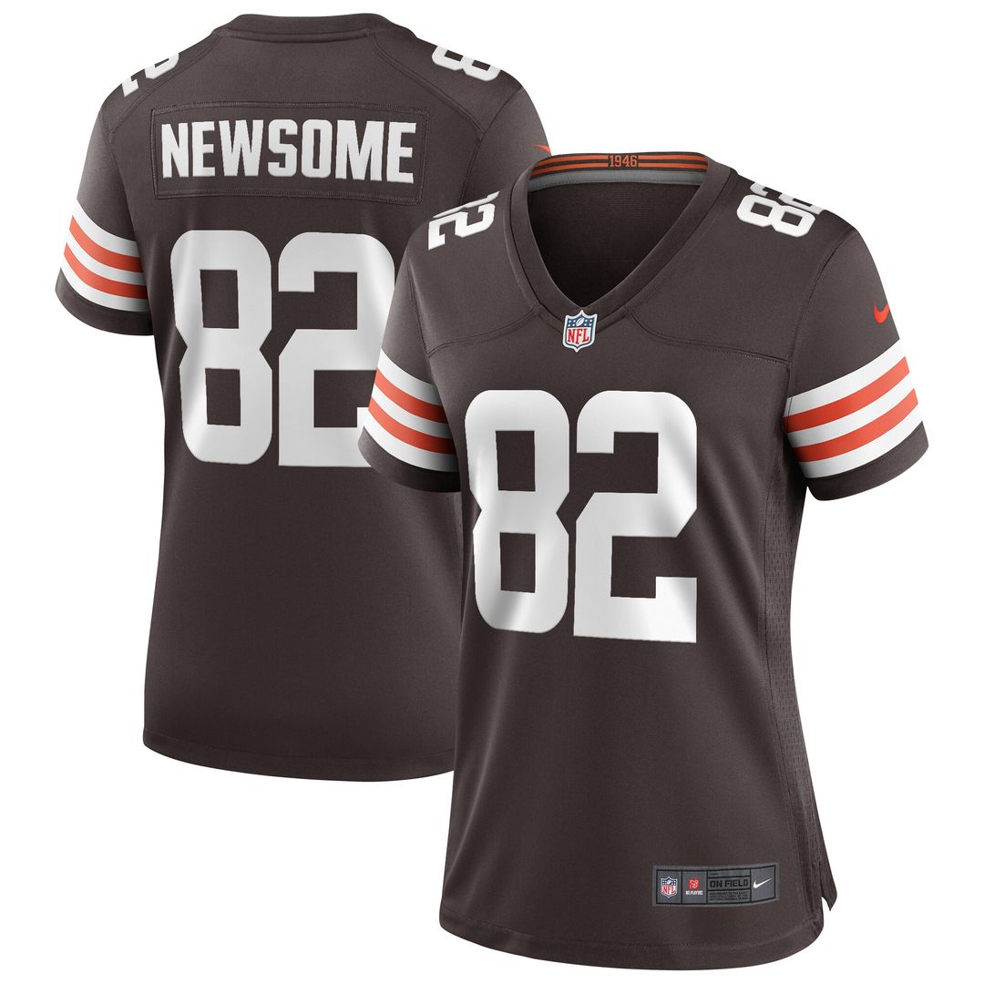Ozzie Newsome Cleveland Browns Nike Women's Game Retired Player Official Jersey - Brown