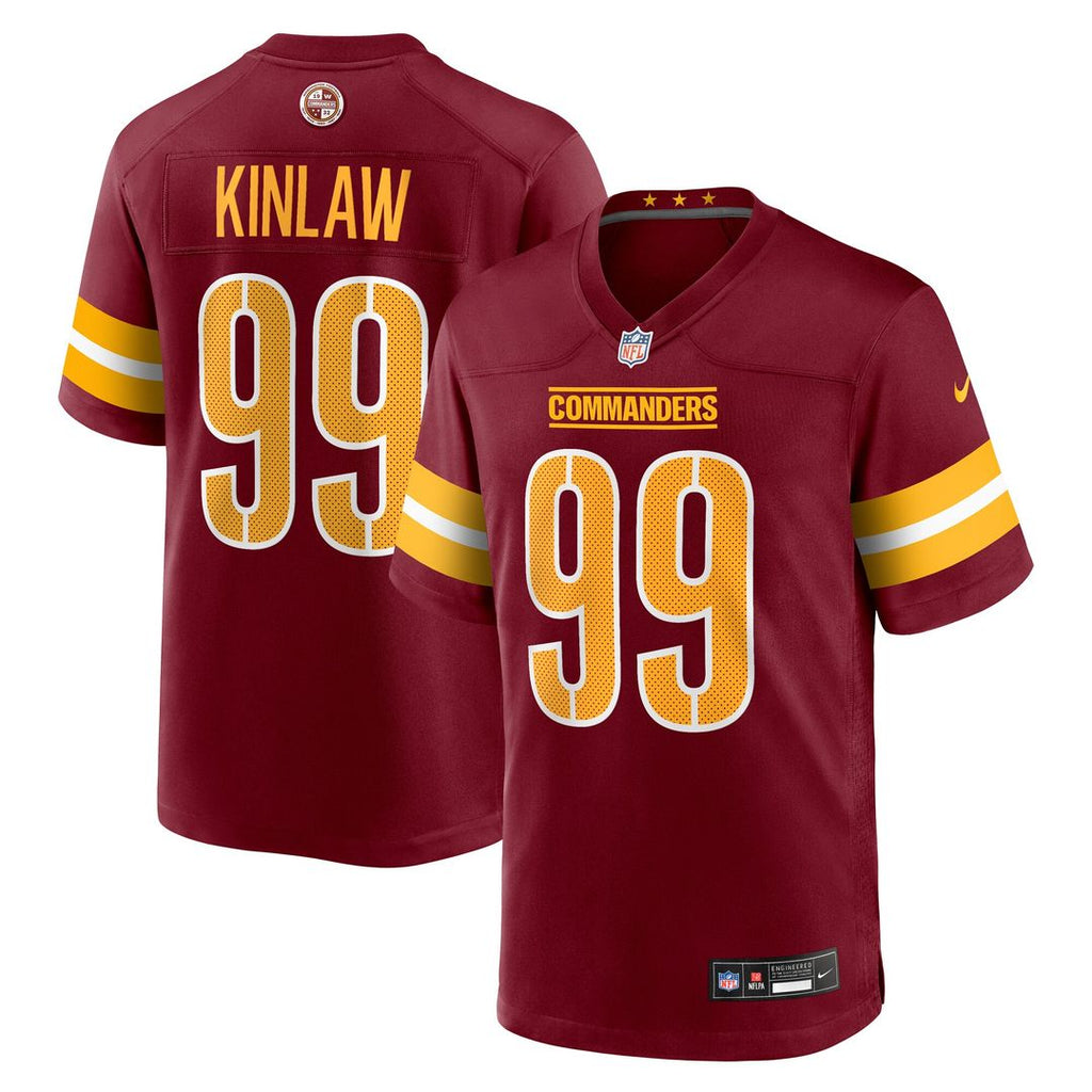 Javon Kinlaw Washington Commanders Nike Team Game Jersey - Burgundy