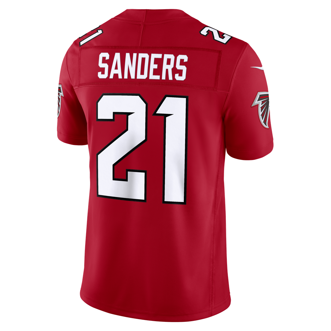 Deion Sanders Atlanta Falcons Nike Vapor F.U.S.E. Stitched Retired Limited Official Jersey - Red
