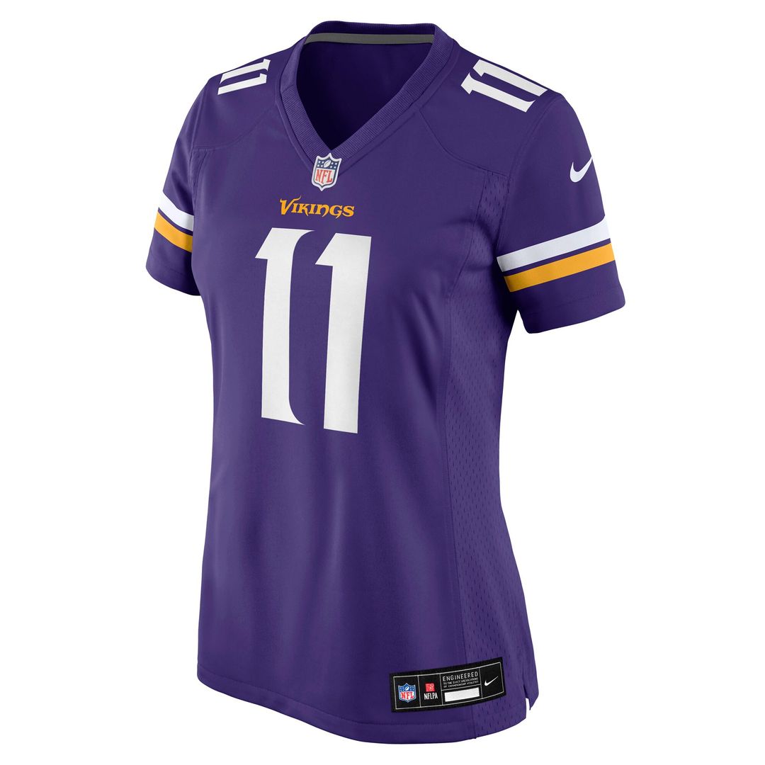 Carson Wentz Minnesota Vikings Nike Women's Team Game Jersey - Purple