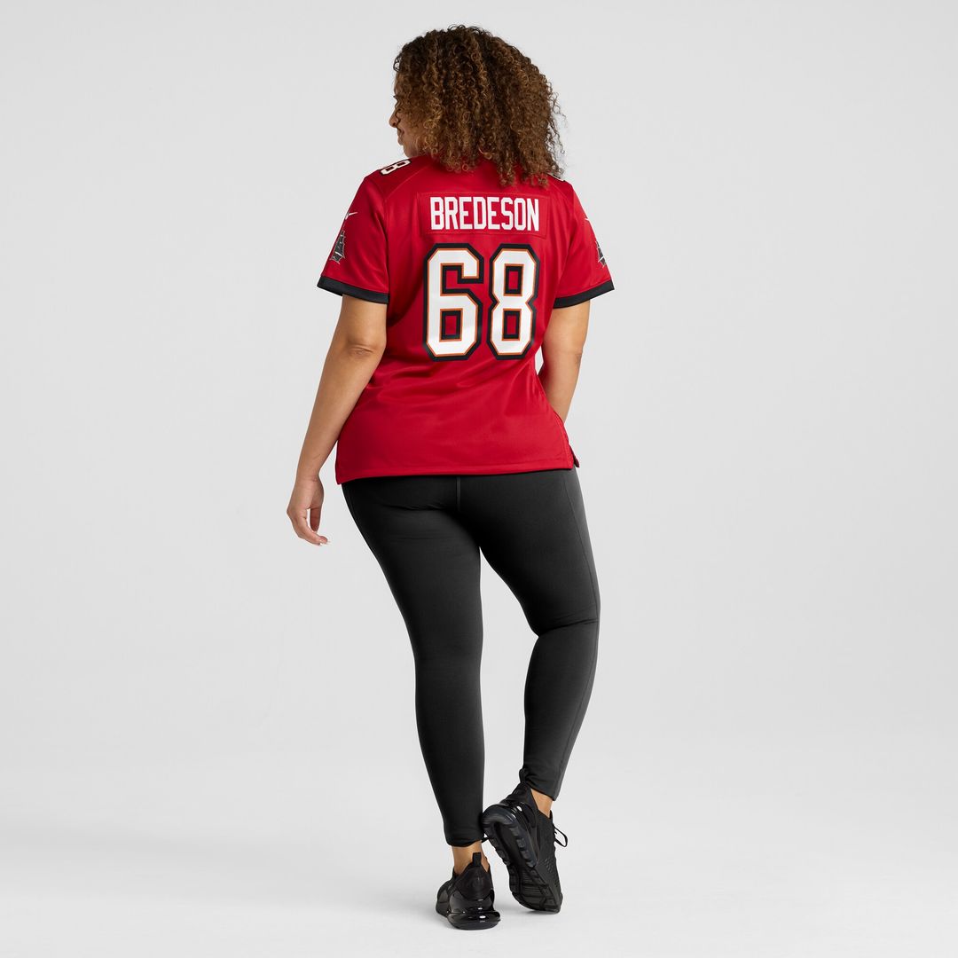 Ben Bredeson Tampa Bay Buccaneers Nike Women's  Game Official Jersey -  Red