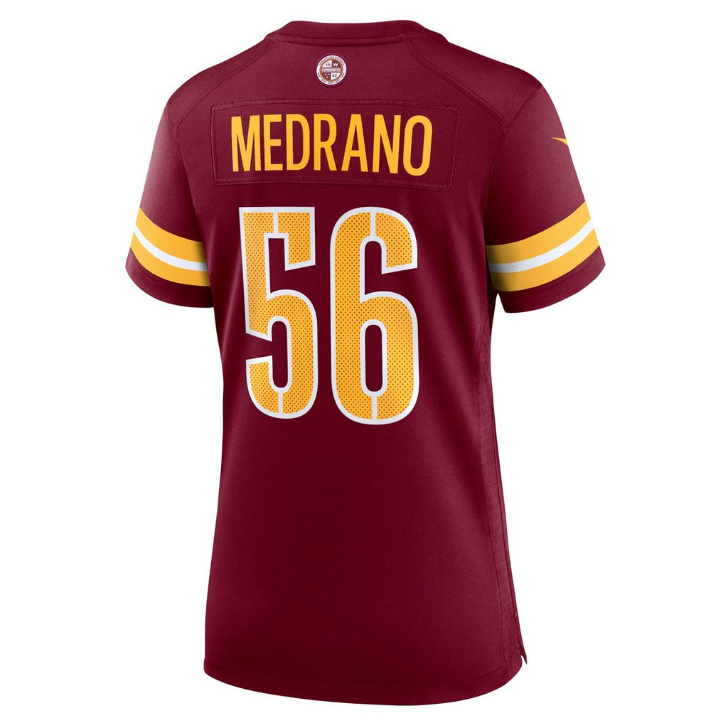 Kain Medrano Washington Commanders Nike Women's Team Game Jersey - Burgundy