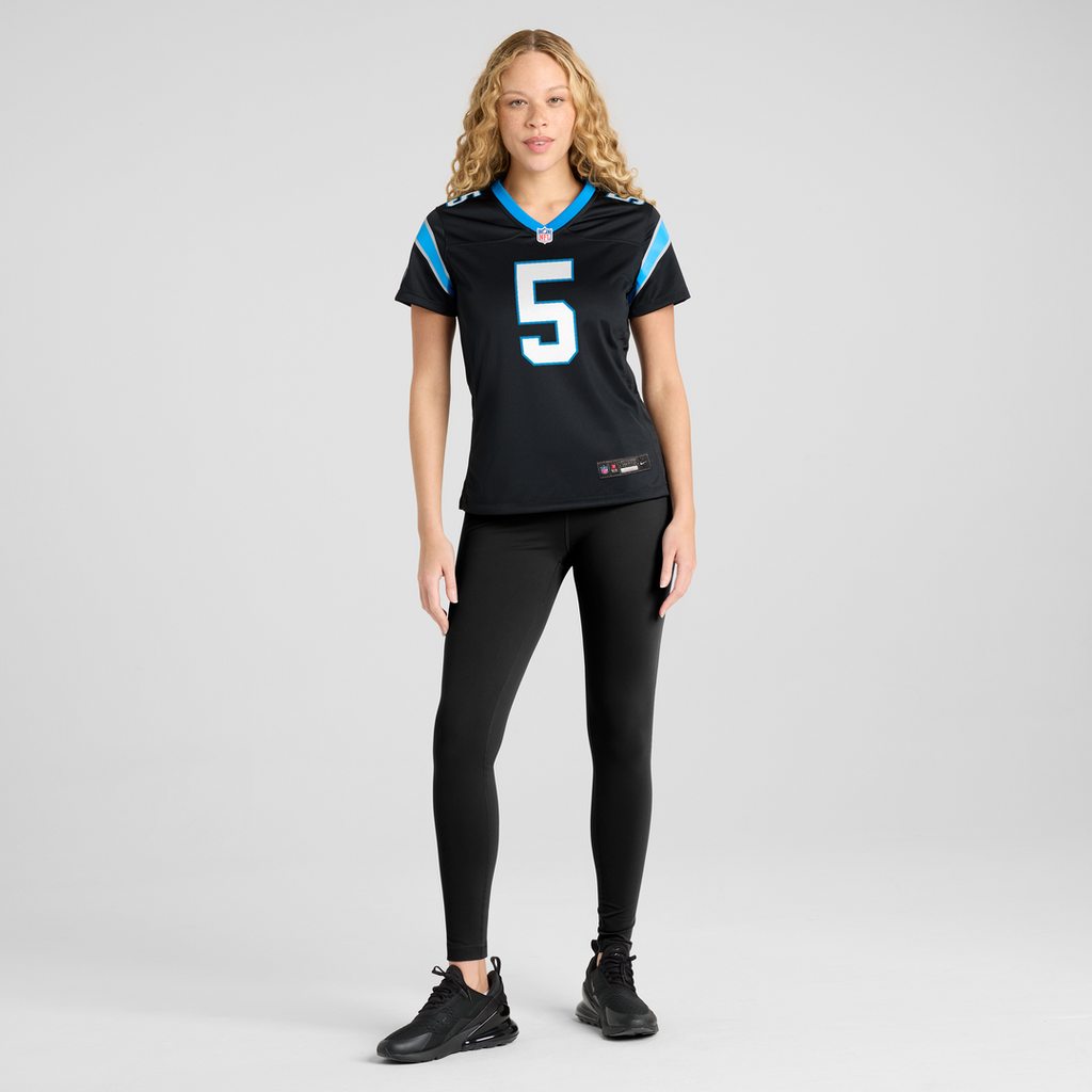 Jaelan Phillips Carolina Panthers Nike Women's Team Game Jersey - Black