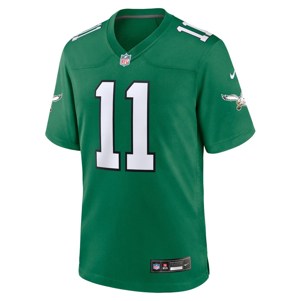 A.J. Brown Philadelphia Eagles Nike Team Game Official Jersey - Midnight Green
