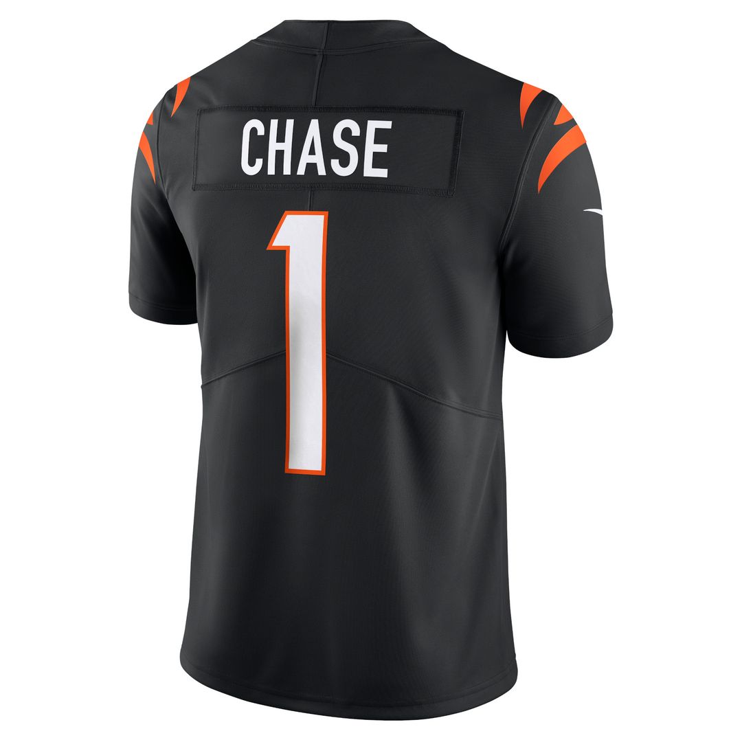 Ja'Marr Chase Cincinnati Bengals Nike  Vapor Untouchable Limited Official Jersey - Black