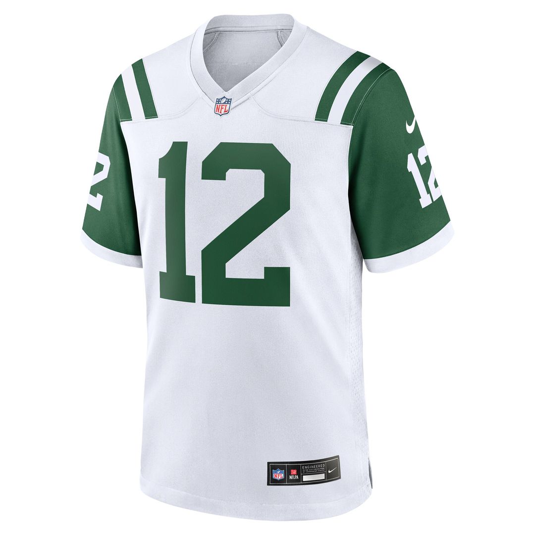 Joe Namath New York Jets Nike Classic Alternate Retired Player Game Official Jersey - White