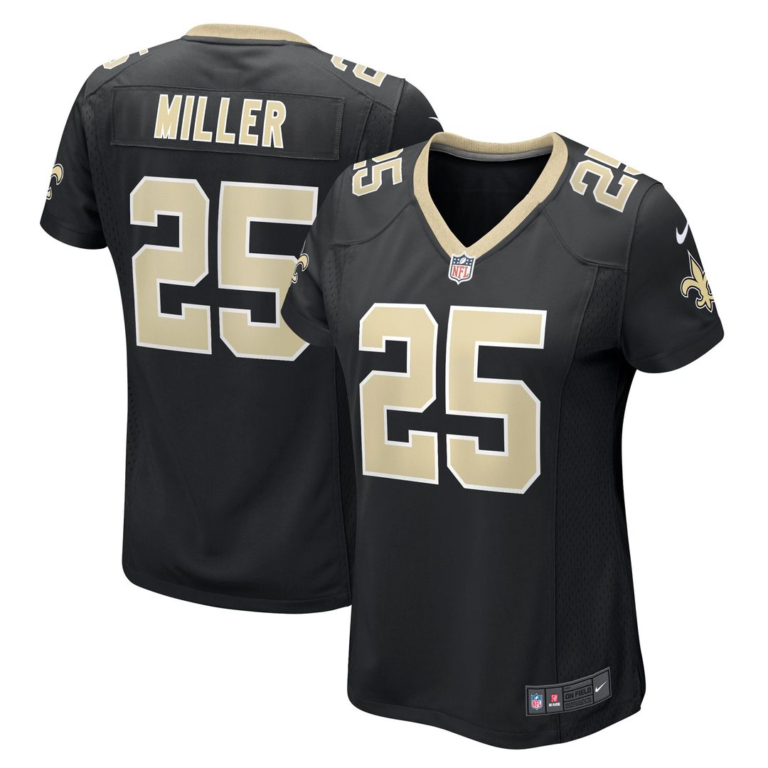 Kendre Miller New Orleans Saints Nike Women's Team Game Official Jersey -  Black