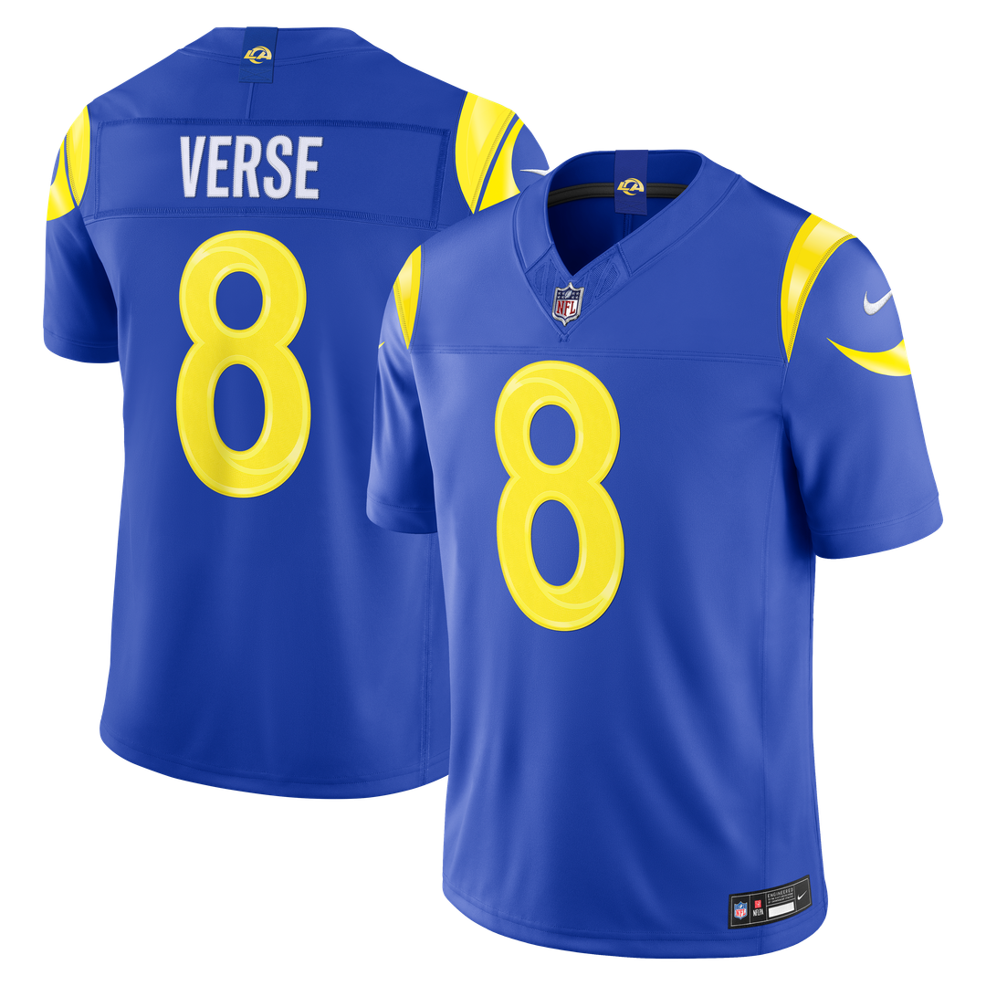 Jared Verse Los Angeles Rams Nike Vapor F.U.S.E. Stitched Limited Official Jersey - White
