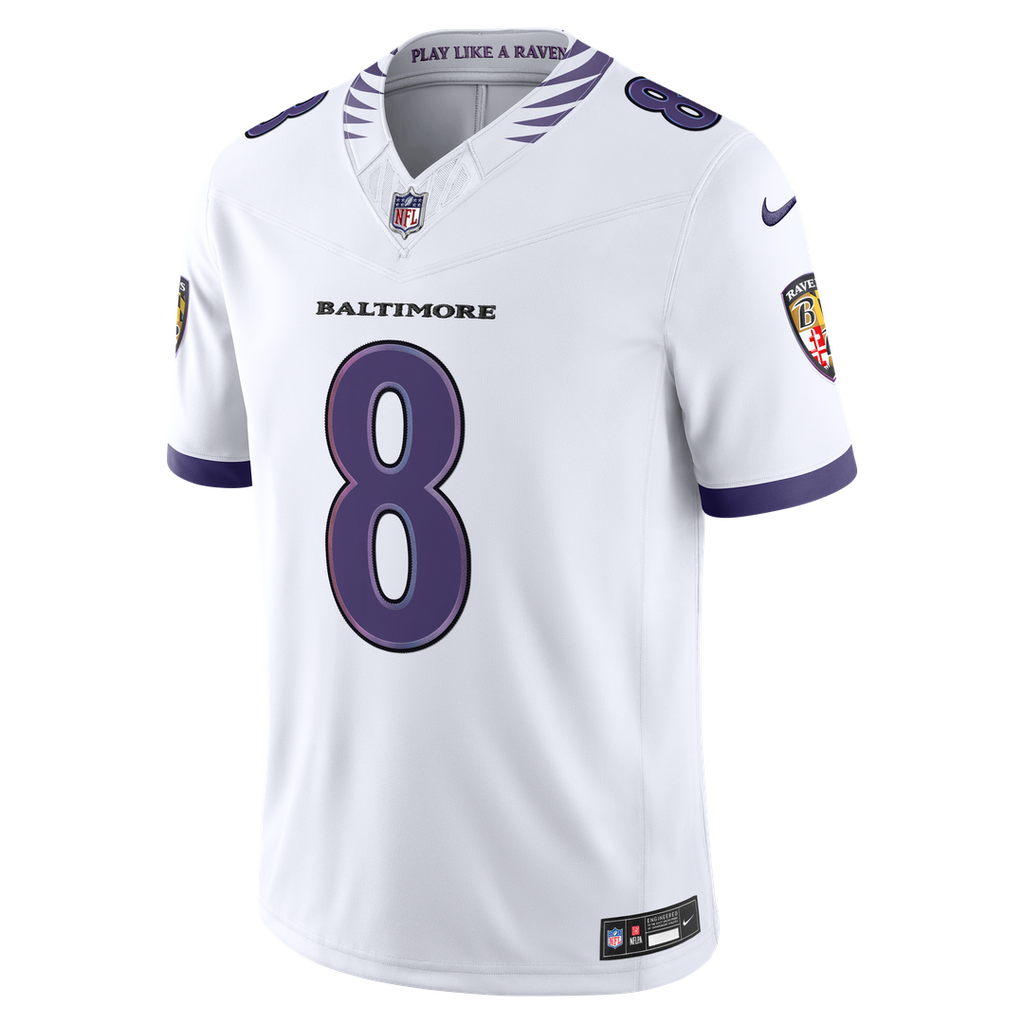 Lamar Jackson Baltimore Ravens Nike Vapor F.U.S.E. Stitched Limited Official Jersey - Purple