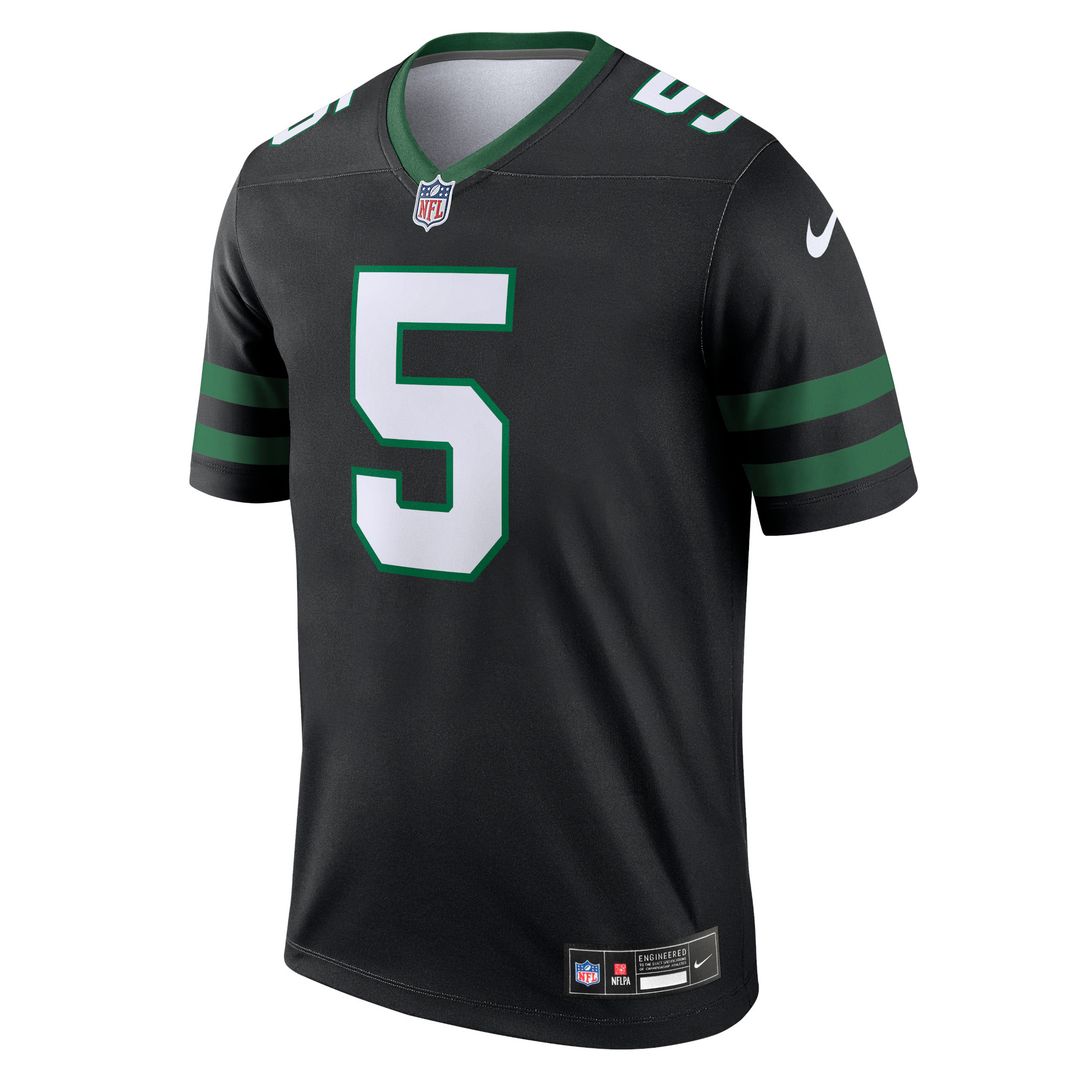 Garrett Wilson New York Jets Nike Legend Player Performance Top - Black