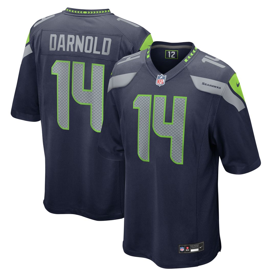 Sam Darnold Seattle Seahawks Nike Team Game Official Jersey -  College Navy