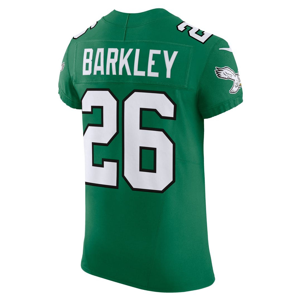 Saquon Barkley Philadelphia Eagles Nike Alternate Vapor F.U.S.E. Elite Jersey - Kelly Green