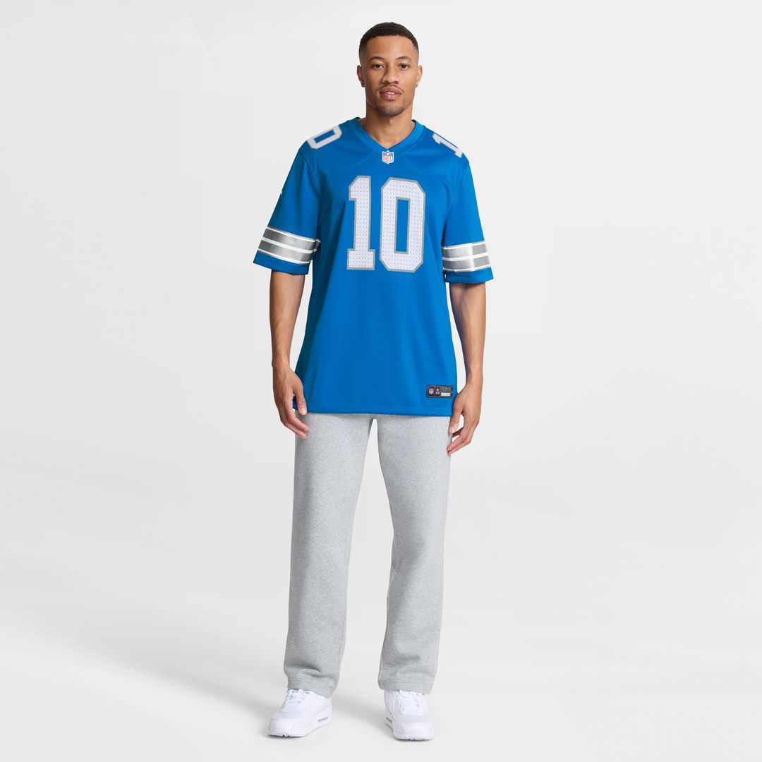 Isiah Pacheco Detroit Lions Nike Team Game Official Jersey -  Blue