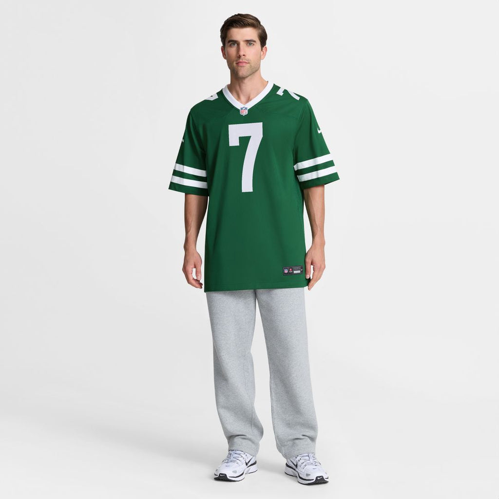Geno Smith New York Jets Nike Game Official Jersey - Legacy Green
