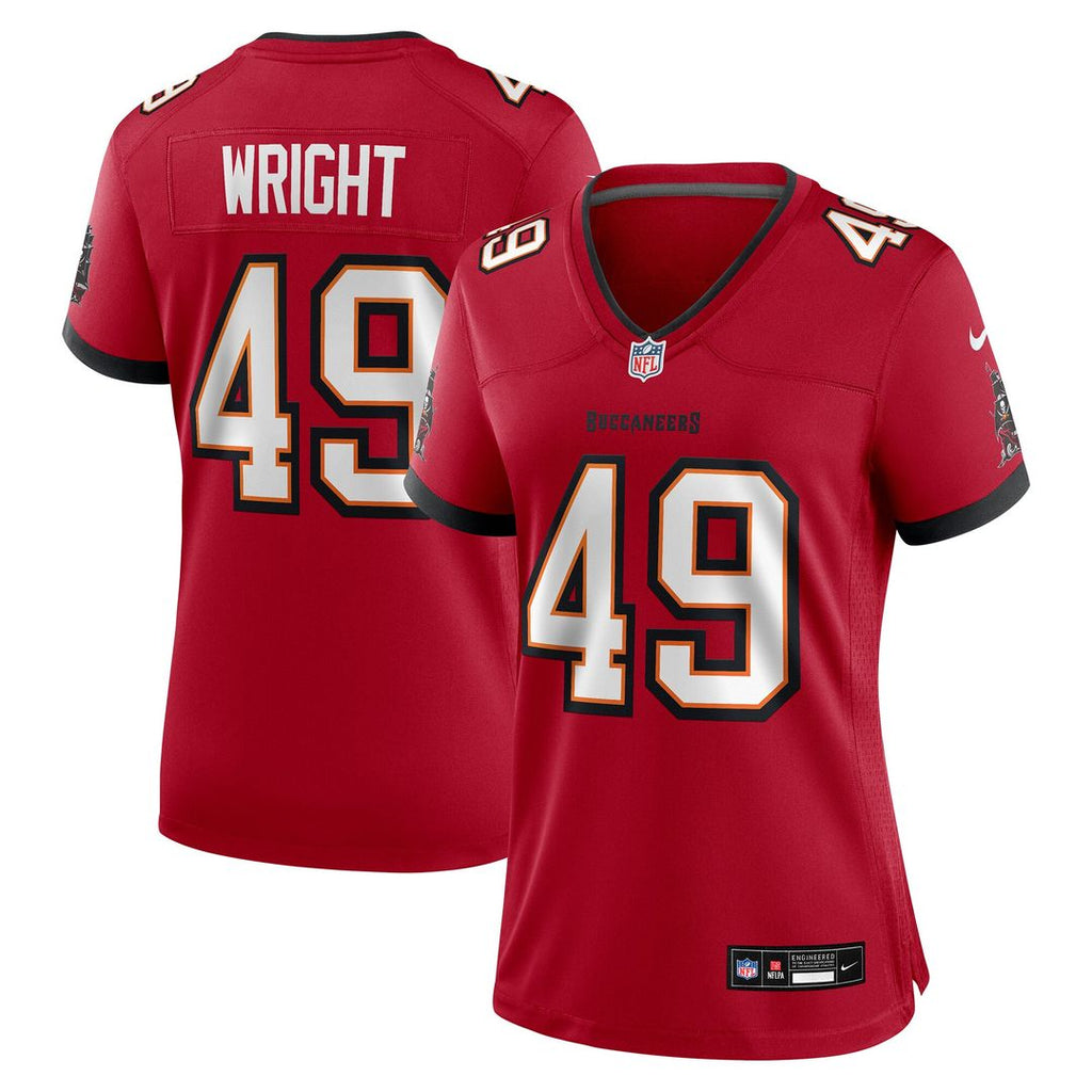 Owen Wright Tampa Bay Buccaneers Nike Women's Team Game Jersey - Red