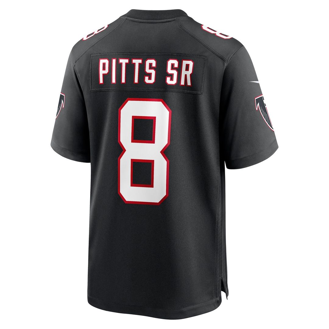 Kyle Pitts Sr. Atlanta Falcons Nike Alternate Game Jersey - Black