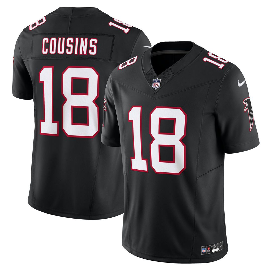 Kirk Cousins Atlanta Falcons Nike Vapor F.U.S.E. Limited Official Jersey - Black