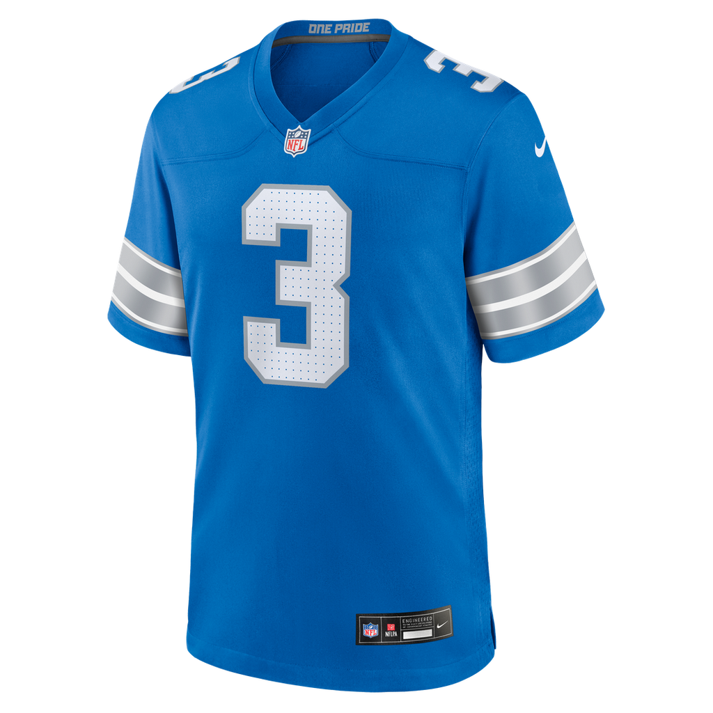 Jack Fox Detroit Lions Nike Team Game Official Jersey -  Blue