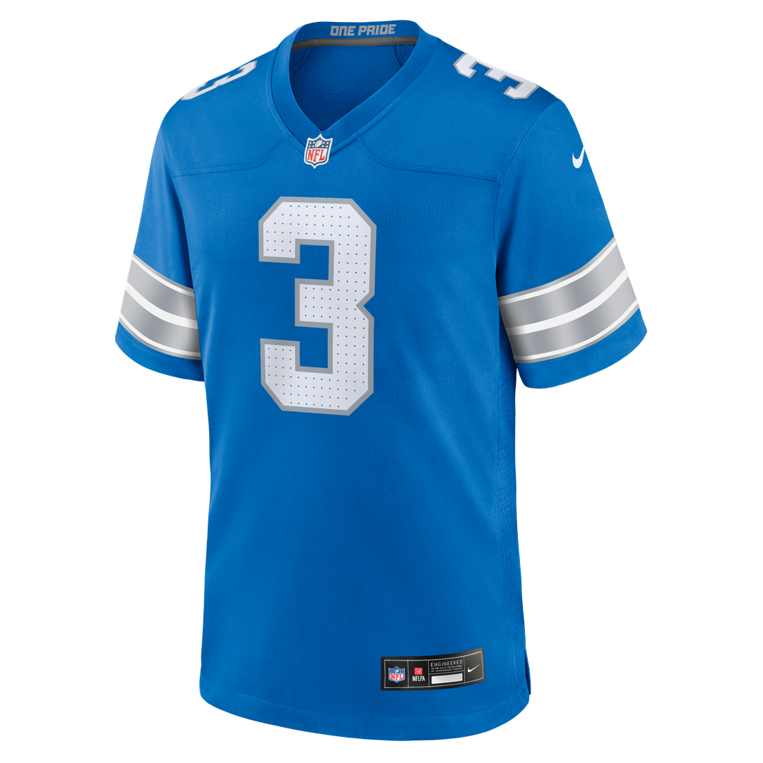 Jack Fox Detroit Lions Nike Team Game Official Jersey -  Blue