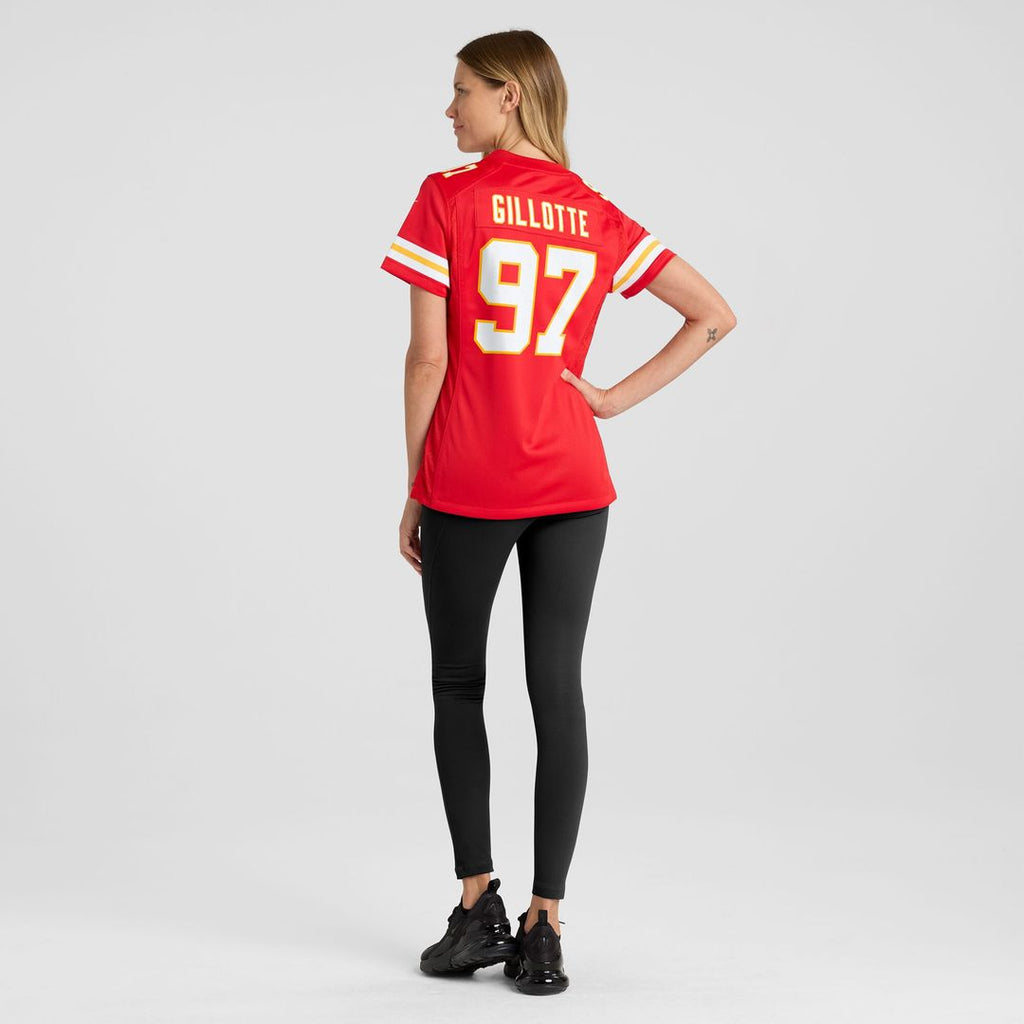 Ashton Gillotte Kansas City Chiefs Nike Women's Team Game Official Jersey -  Red