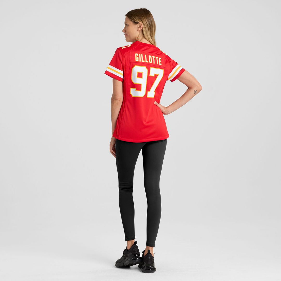 Ashton Gillotte Kansas City Chiefs Nike Women's Team Game Official Jersey -  Red