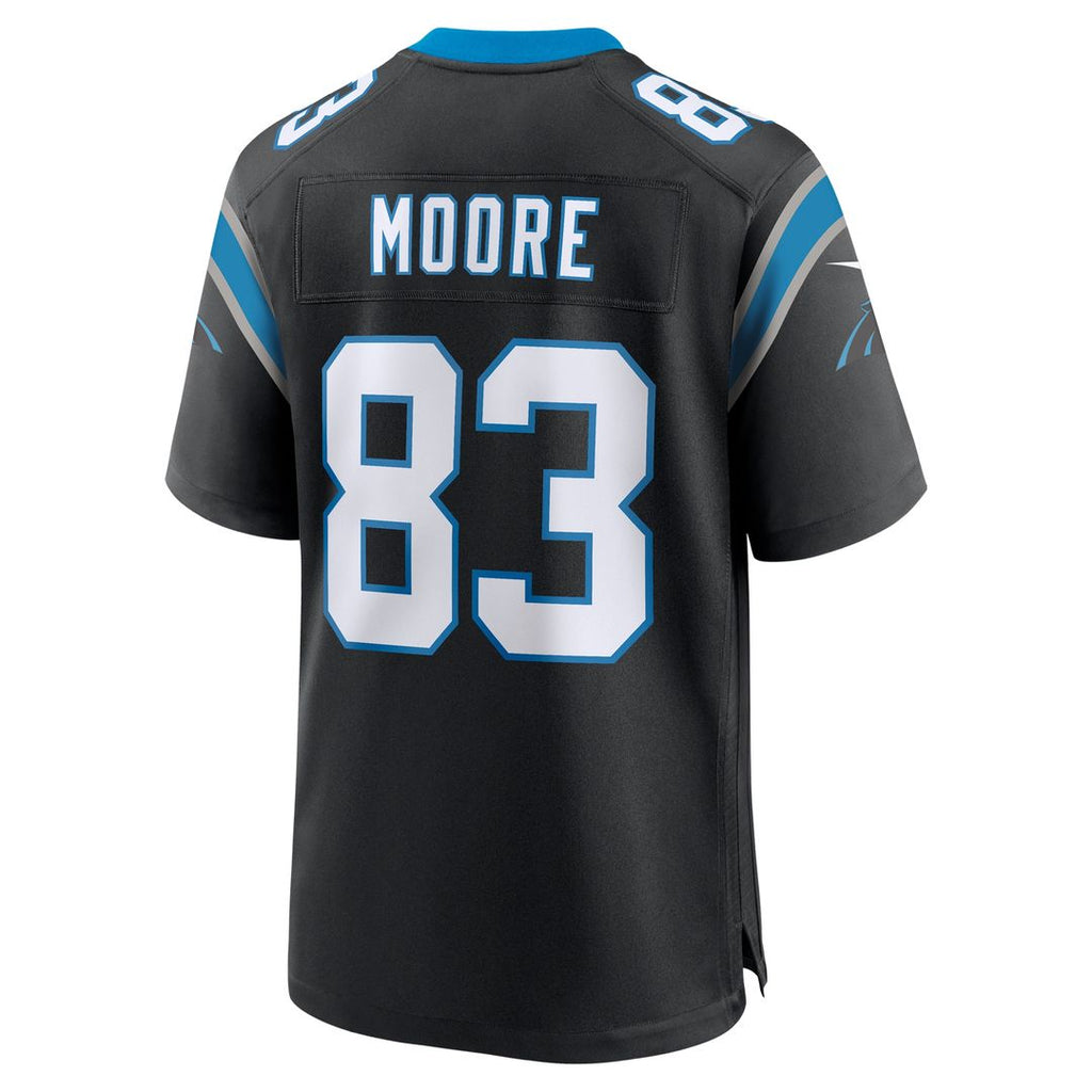 David Moore Carolina Panthers Nike Game Jersey - Black